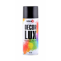 Краска акриловая Nowax Spray 450мл черный глянец (GLOSS BLACK/RAL9005)