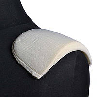 Плечевые накладки поролон обшитые трикотажем 14х108х180 белые (54207.002)