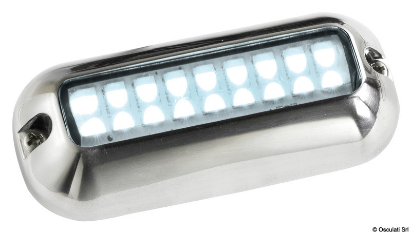Підводне світло LED для човна Osculati IP68 1,2W 95Lm 3200K 4кольори (13.640.03), фото 1
