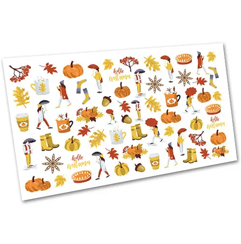 Слайдер-дизайн EasyNails Осінь w5285, фото 1