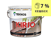 Емаль алкідна TEKNOS KIRJO для дахів і листового металу білий (база 1) 2,7 л