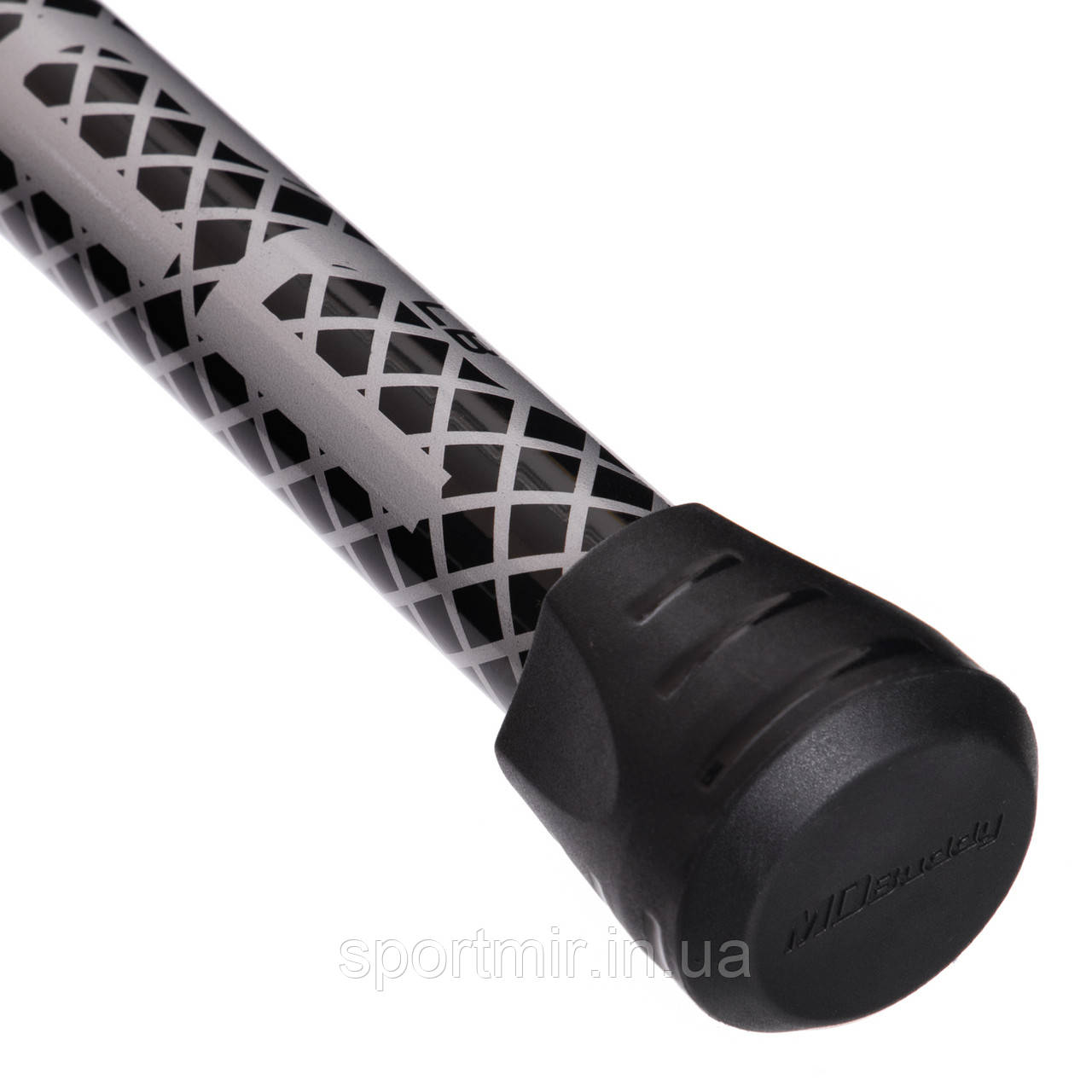 Палиця гімнастична Бодібар Body Bar Zelart FI-2611-6 вага 6кг чорний-сірий, фото 1