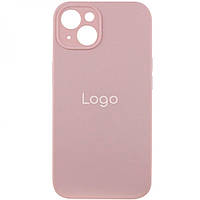 Чехол для iPhone 13 Silicone Case Full Camera with Frame Цвет 81 Chalk Pink