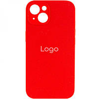Чехол для iPhone 13 Silicone Case Full Camera with Frame Цвет 14 Red