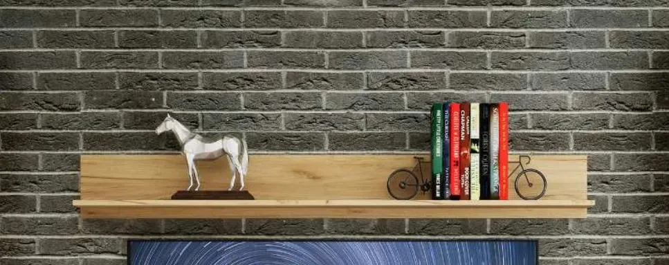 Настінна полиця LUMIKO Artos Design дуб крафт (Польща), фото 1