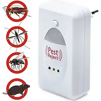 Ультразвуковой отпугиватель грызунов и насекомых PEST Rejec качественный отпугиватель от насекомых