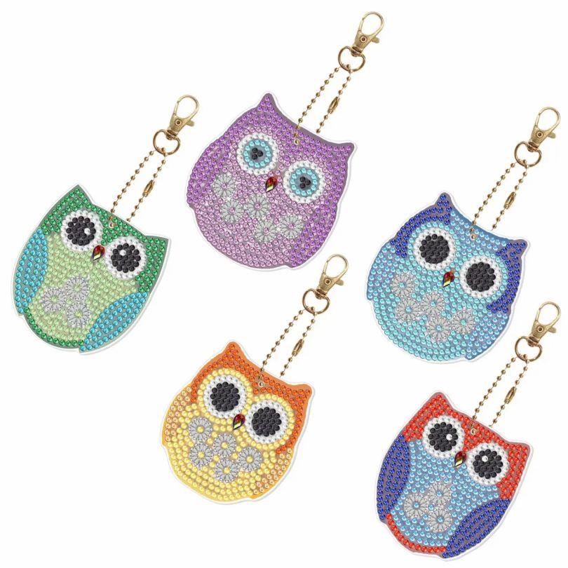 Набір алмазної вишивки ColorArt Брелки сови (CLR-BR30) 0 (), фото 1