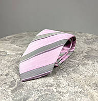 Краватка фірмова Hugo Boss, шовкова, рожева, 8 см, Відмінний стан!