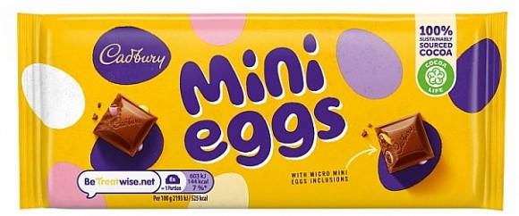 Cadbury Mini Egg Tablet 110g, фото 1