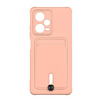 Чехол для Xiaomi Redmi Note 12 Pro plus 5G TPU Colorfull Pocket Card Цвет 19 Pink sand