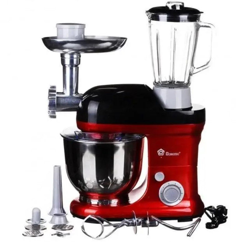 Комбайн кухонний 3 в 1 Domotec MS-2052 4 л, червоний, фото 1