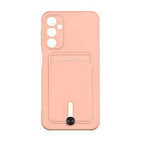 Чехол TPU Colorfull Pocket Card для Samsung Galaxy A24 4G Цвет 19.Pink sand