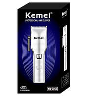 Машинка для стрижки Kemei KM-6050 (потужність 5W, акумулятор Li-Ion, насадки + USB зарядка), фото 5