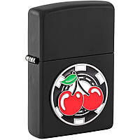 Бензиновая зажигалка Zippo 218 Cherries Poker Chip (48905) .Хит!