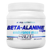 Бета-аланін в капсулах All Nutrition Beta Alanine Caps 240 капсул L-таурин