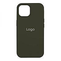 Чехол Silicone Case Full Size (AA) для iPhone 13 Цвет 71.Cyprus Green