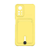 Чехол для Xiaomi Redmi Note 12S TPU Colorfull Pocket Card Цвет 04 Yellow
