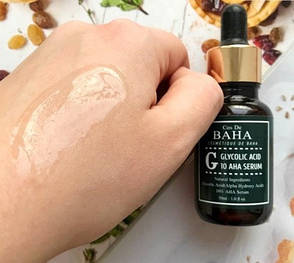 Сироватка з гліколевою кислотою CosDeBaha 10% Glycolic Serum Gel Peel AHA, 30ml (317839), фото 4