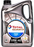 Моторное масло 10W-40 полусинтетика Total Quartz Diesel 7000 (5л) Total 203709