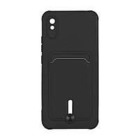 Чехол TPU Colorfull Pocket Card для Xiaomi Redmi 9A Цвет 18.Black