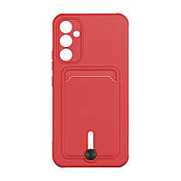 Чехол для Samsung Galaxy A34 5G TPU Colorfull Pocket Card Цвет 14 Red