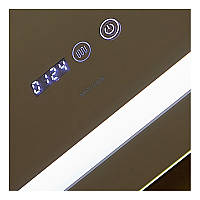Зеркало Mixxus Light MR01-90x70 (часы, LED-подсветка, антизапотевания) (MI5999) D_3780