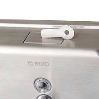 Дозатор жидкого мыла нержавеющая сталь Rixo Solido (S113) D_1135