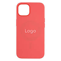 Чехол Original Silicone Case+MagSafe+SplashScreen для iPhone 13 Цвет 6, Pink Pomelo