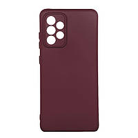 Чехол Silicone Cover Full Camera (A) для Samsung Galaxy A52 4G / A52 5G Цвет 42.Maroon