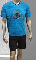 Літня чоловіча піжама футболка з шортами Cornette Польща