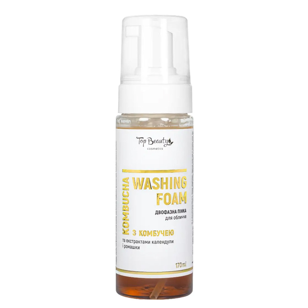 Пінка для вмивання двофазна з комбучею Top Beauty Kombucha Washing Foam 170 мл