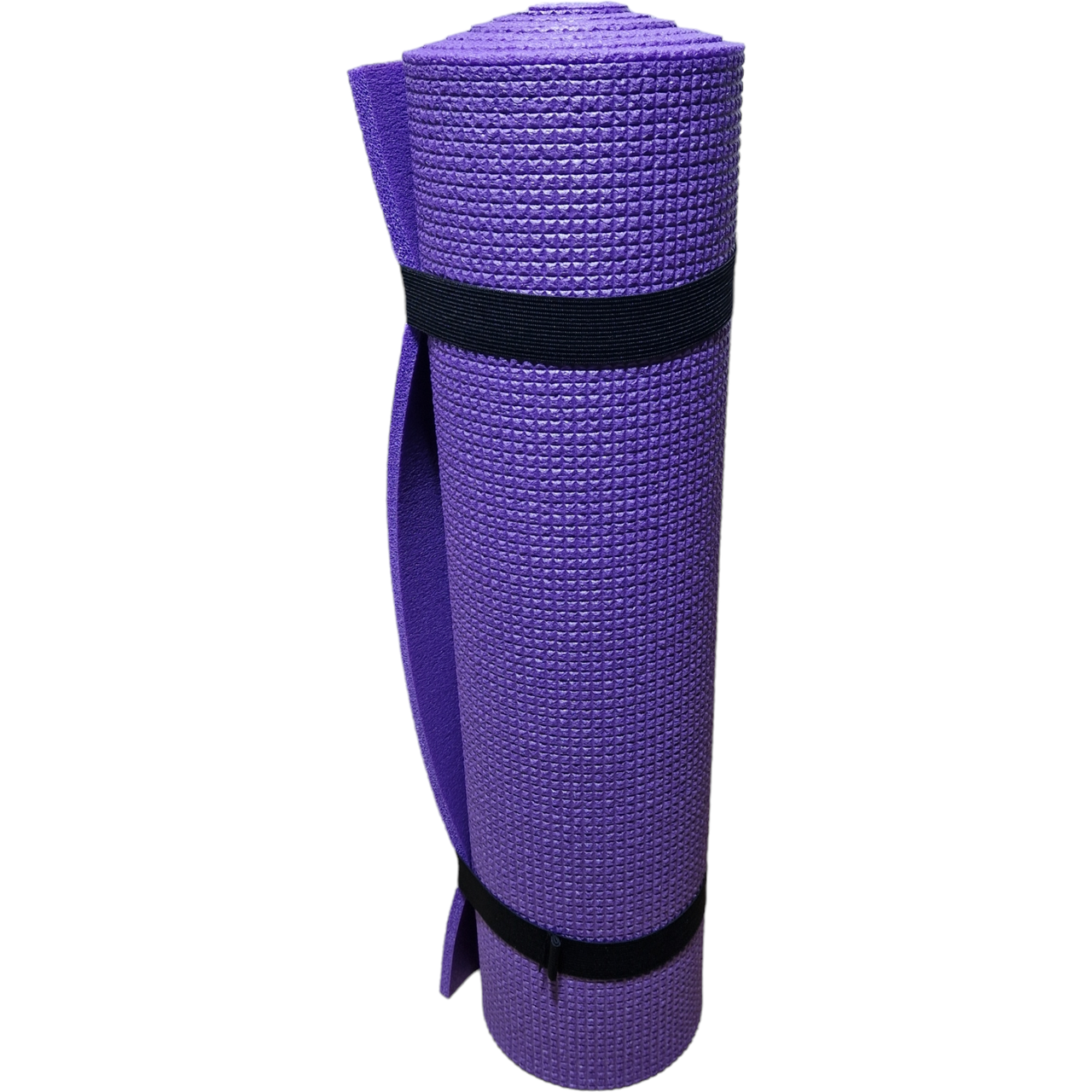 Коврик каремат для йоги и фитнеса 1500×500×8мм, "Аэробика", однослойный, фиолетовый - фото 2 - id-p2119253114