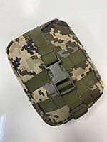 Підвісний тактичний підсумок під медичну аптечку, універсальна армійська сумка ЗСК у піксельному кольорі
