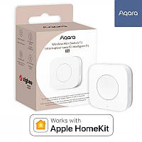 Розумна кнопка Aqara Wireless Mini Switch T1 Global EU (WB-R02D) Контролер для розумного будинку Apple HomeKit