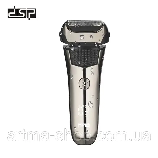 Електробритва DSP Потужність 5 Вт, водонепроникність IPX6, робота від батареї до 100 хв (60132), фото 1