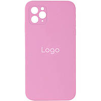 Чехол для iPhone 12 Pro Silicone Case Full Camera with Frame Цвет 06 Light pink