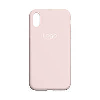 Чехол для iPhone Xr Silicone Case Full Size AA Цвет 81 Chalk Pink