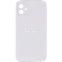 Чехол для iPhone 12 Silicone Case Full Camera with Frame Цвет 09 White