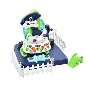 Ігровий набір "Парк атракціонів" з фігурками (4 фігурки, шуруповерт, викрутка, паркан, гірка) LM1004-B