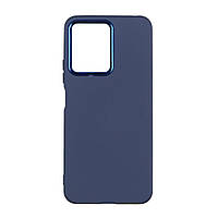 Чехол для Xiaomi Redmi Note 12 Pro Plus 5G Silicone Cover Metal frame AA Цвет 08 Dark blue