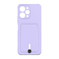 Чехол для Xiaomi Redmi 12 TPU Colorfull Pocket Card Цвет 39 Elegant purple