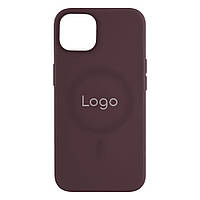 Чехол Original Silicone Case+MagSafe+SplashScreen для iPhone 12 Pro Max Цвет 7, Plum