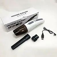 Аккумуляторный автомобильный пылесос с НЕРА-фильтром и 2 видами съемных щеток 120Вт, Вакуумный автопылесос tac
