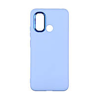 Чехол для Xiaomi Redmi 12C Silicone Cover Metal frame AA Цвет 58 Sky Blue