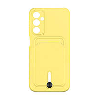 Чехол для Samsung Galaxy A24 4G TPU Colorfull Pocket Card Цвет 04 Yellow