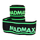 Бинти на коліна MadMax MFA-299 Non slide & slip knee wraps 2.0m Black/Green, фото 8