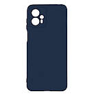 Чехол Silicone Cover Full Camera (A) для Motorola G23 Колір 08.Dark Blue