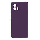 Чехол Silicone Cover Full Camera (A) для Motorola G72 Колір 34.Purple