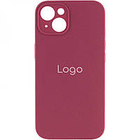 Чехол для iPhone 13 Silicone Case Full Camera with Frame Цвет 73 Plum