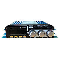 Усилитель звука Teli MA-500 в автомобиль, 4 канала, 55Вт на канал, USB, MP3